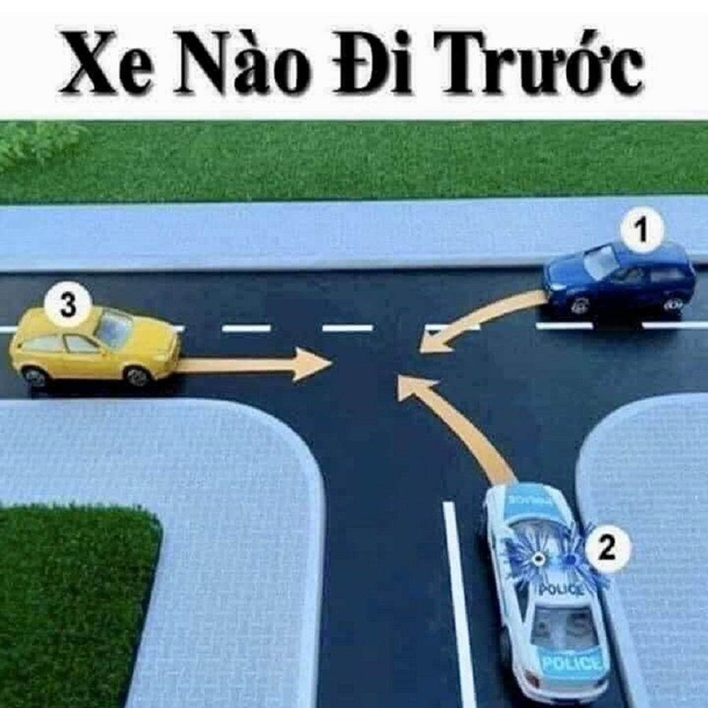 Xe nào được đi trước? - Ảnh 1.