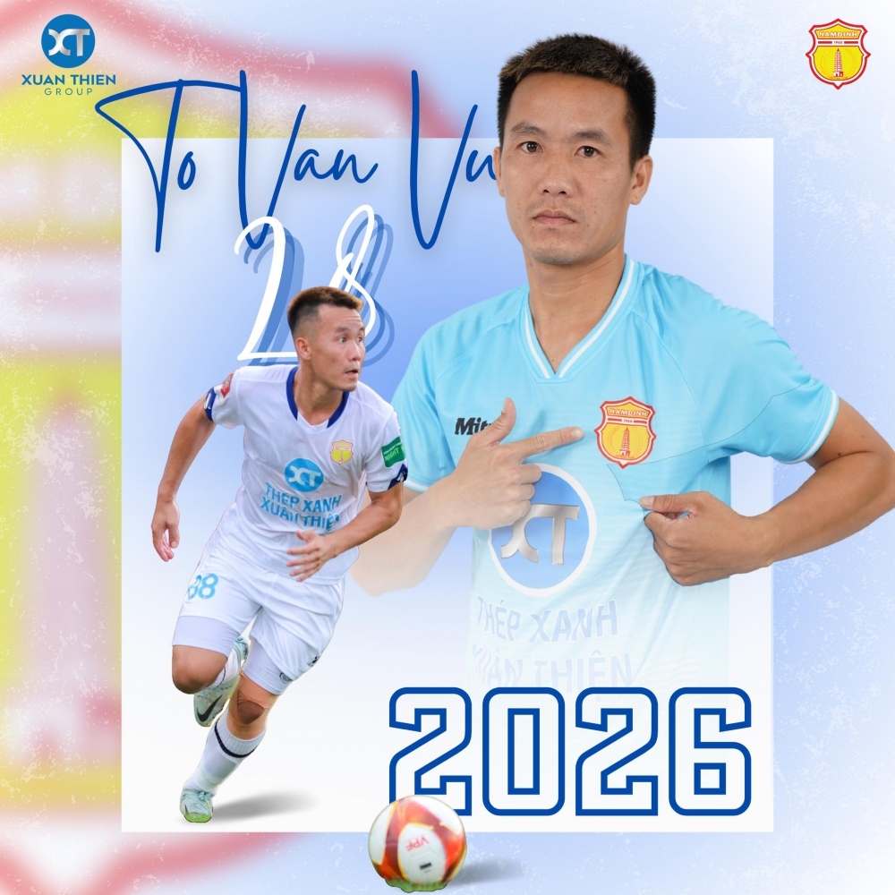 Chuyển nhượng V-League: CLB Nam Định công bố hợp đồng chất lượng - Ảnh 1.