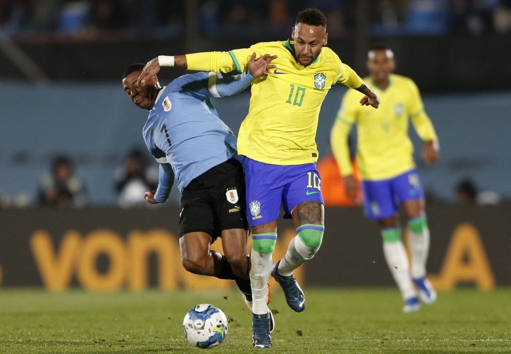 Nunez ghi bàn và kiến tạo, Uruguay thắng Brazil trong ngày Neymar chấn thương - Ảnh 1.