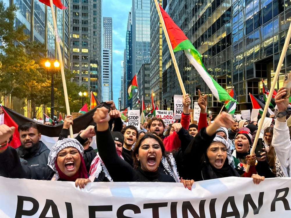 Biểu tình ủng hộ Palestine diễn ra khắp nơi trên thế giới - Ảnh 1.