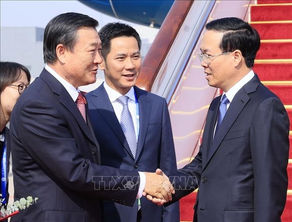 Toàn cảnh chuyến công tác Trung Quốc của Chủ tịch nước Võ Văn Thưởng - Ảnh 1.