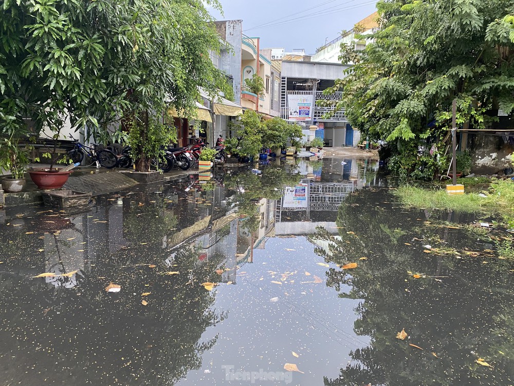 Người dân TPHCM bì bõm lội nước sau cơn mưa trắng trời chiều cuối tuần - Ảnh 11.