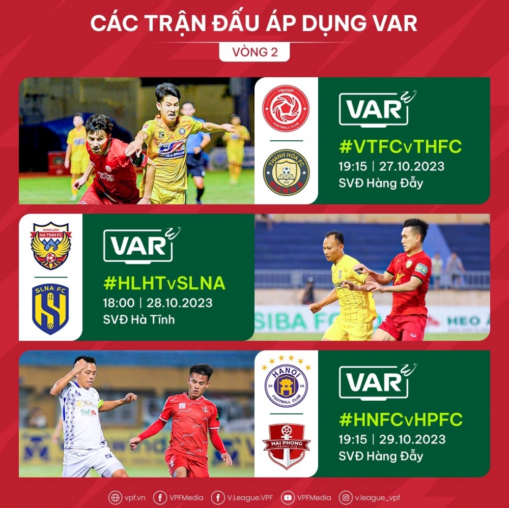 Những trận đấu áp dụng VAR tại vòng 2 V-League 2023/2024 - Ảnh 1.