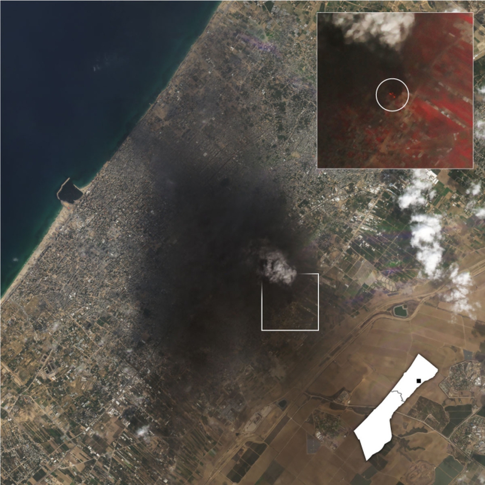 Ảnh vệ tinh hé lộ thiệt hại lan rộng ở Dải Gaza, Bộ trưởng Gallant: Trận chiến Gaza nắm giữ vận mệnh 75 năm tới của Israel - Ảnh 2.