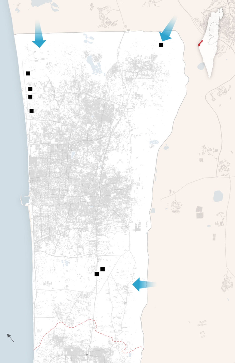 Xe bọc thép Israel tiến vào Gaza từ 3 phía, Hamas khai hỏa tên lửa chống tăng - Ảnh 1.