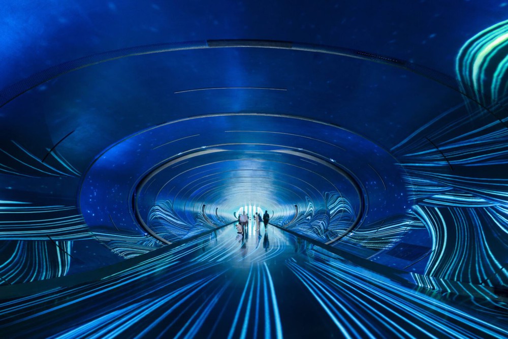 Lạc vào thế giới khoa học viễn tưởng bên trong bảo tàng nổi khổng lồ ở Trung Quốc - Ảnh 2.