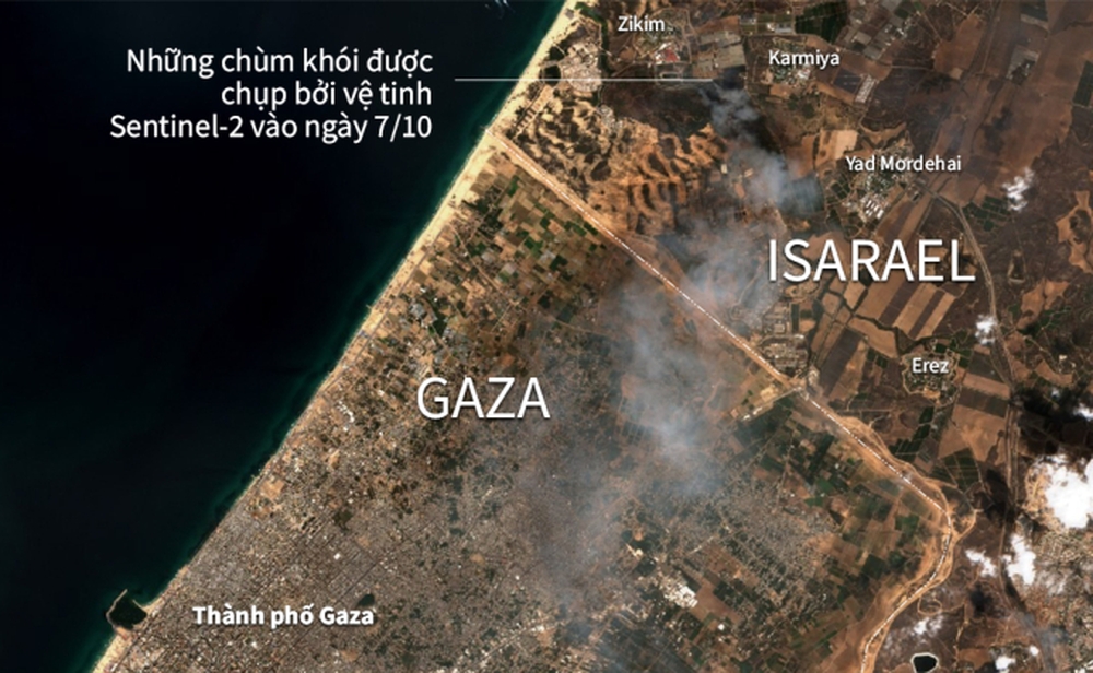 Video và bản đồ hé lộ Israel đã bị Hamas đánh úp bất ngờ như thế nào - Ảnh 4.
