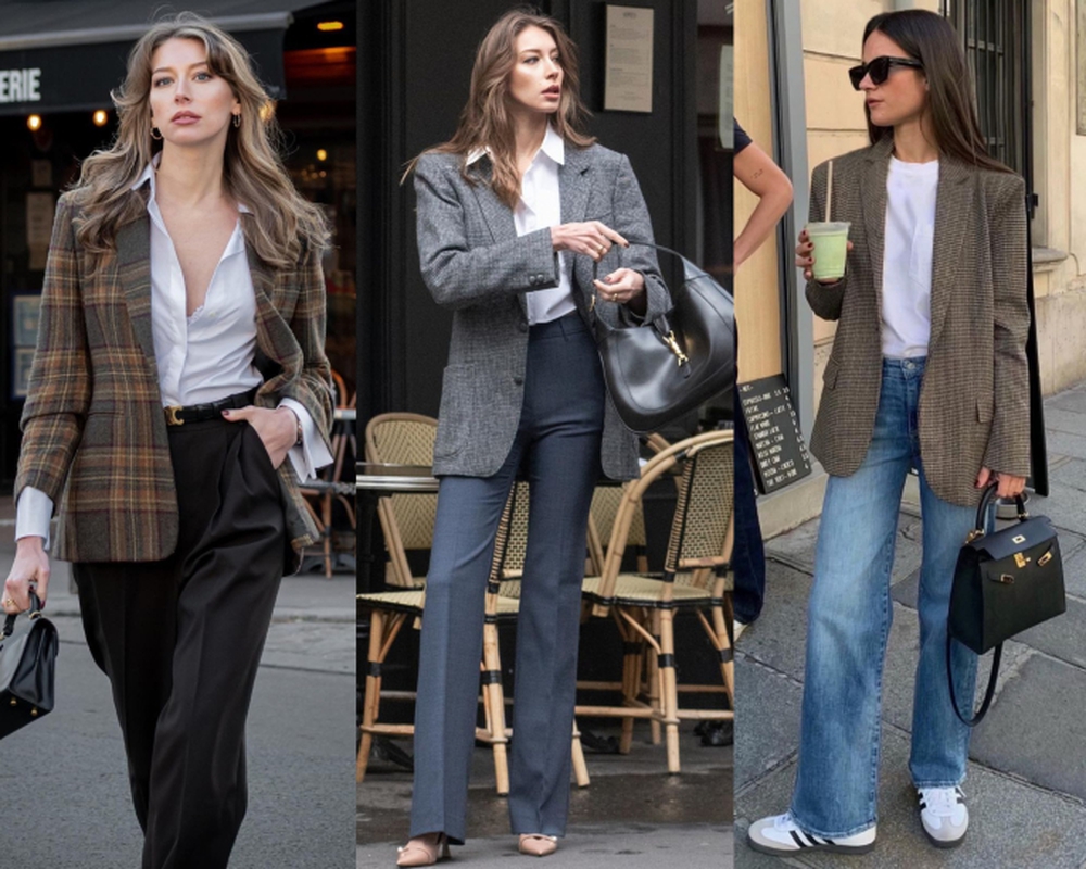 5 mẫu áo blazer đẹp kinh điển, được phụ nữ Pháp diện mãi không chán - Ảnh 3.