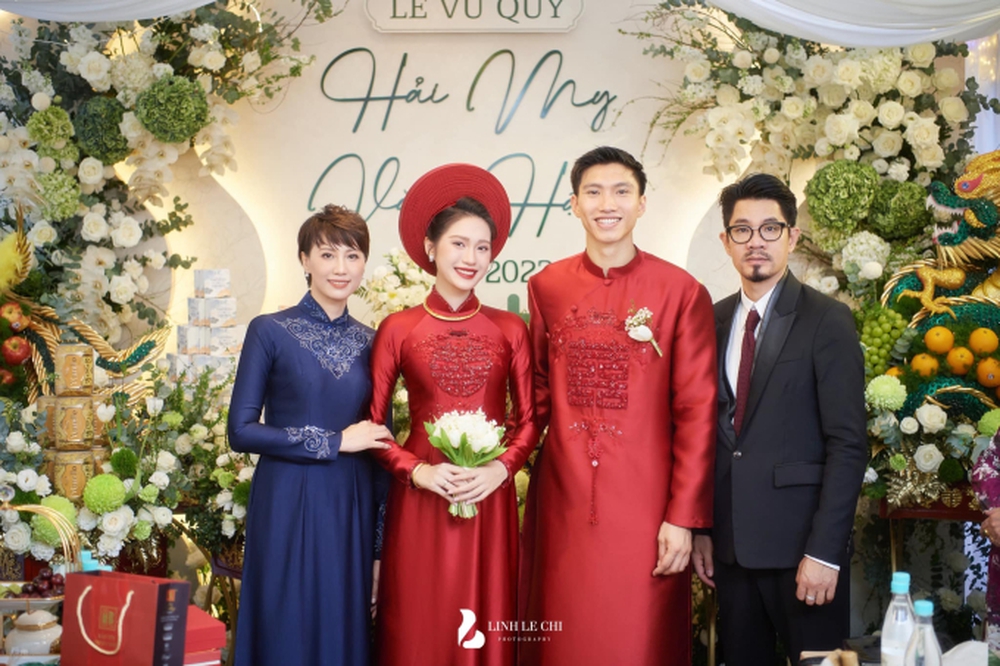 Mẹ Doãn Hải My xách túi gần trăm triệu, bố lái Mẹc G63 hộ tống con gái về Thái Bình tổ chức lễ cưới - Ảnh 6.