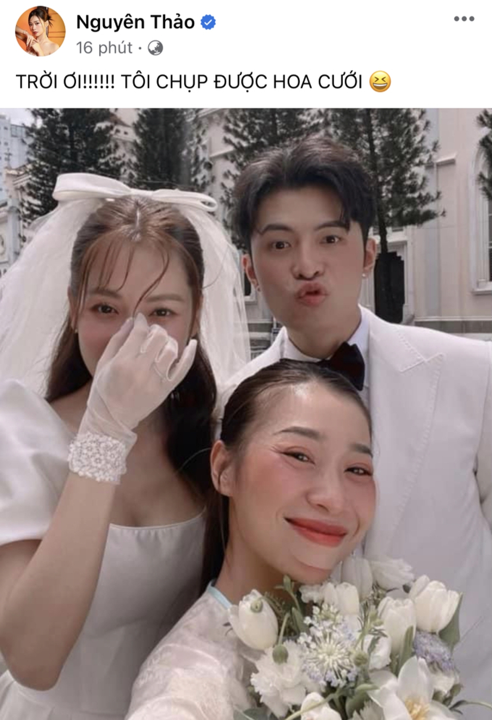 Puka và Gin Tuấn Kiệt tổ chức đám cưới ở nhà thờ vào sáng nay: Cô dâu suýt rơi nhẫn, hé lộ sao nữ Vbiz bắt được hoa - Ảnh 4. Puka và Gin Tuấn Kiệt tổ chức đám cưới ở nhà thờ vào sáng nay: Cô dâu suýt rơi nhẫn, hé lộ sao nữ Vbiz bắt được hoa - Ảnh 4.