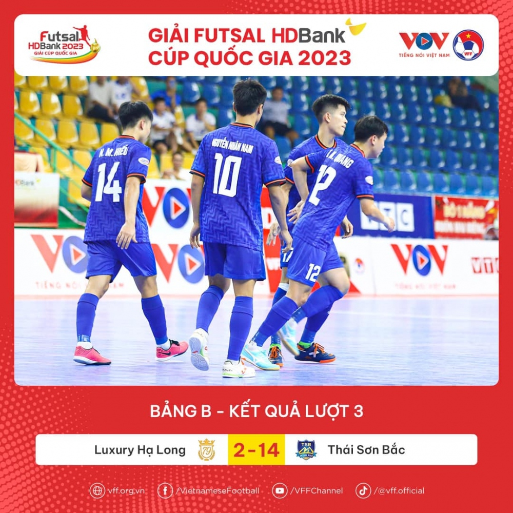 Xác định 4 đội bóng vào bán kết Futsal HDBank Cúp quốc gia 2023 - Ảnh 2.