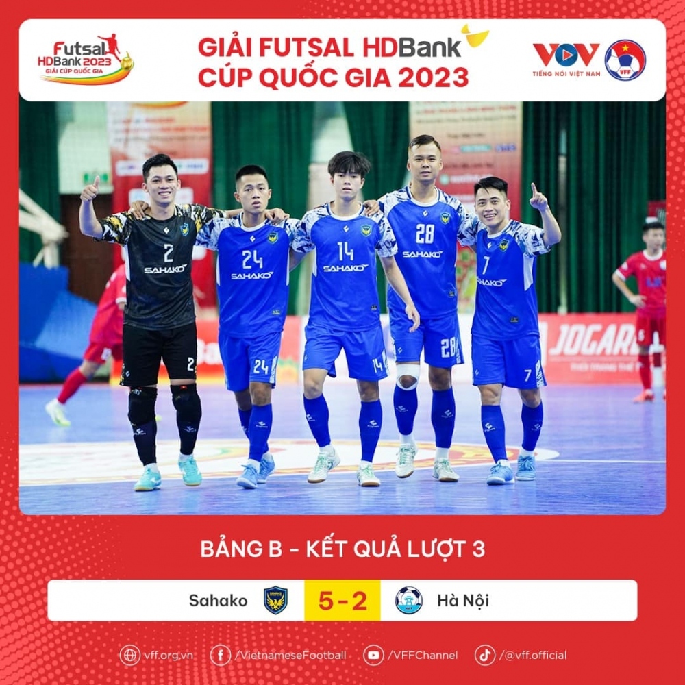 Xác định 4 đội bóng vào bán kết Futsal HDBank Cúp quốc gia 2023 - Ảnh 1.