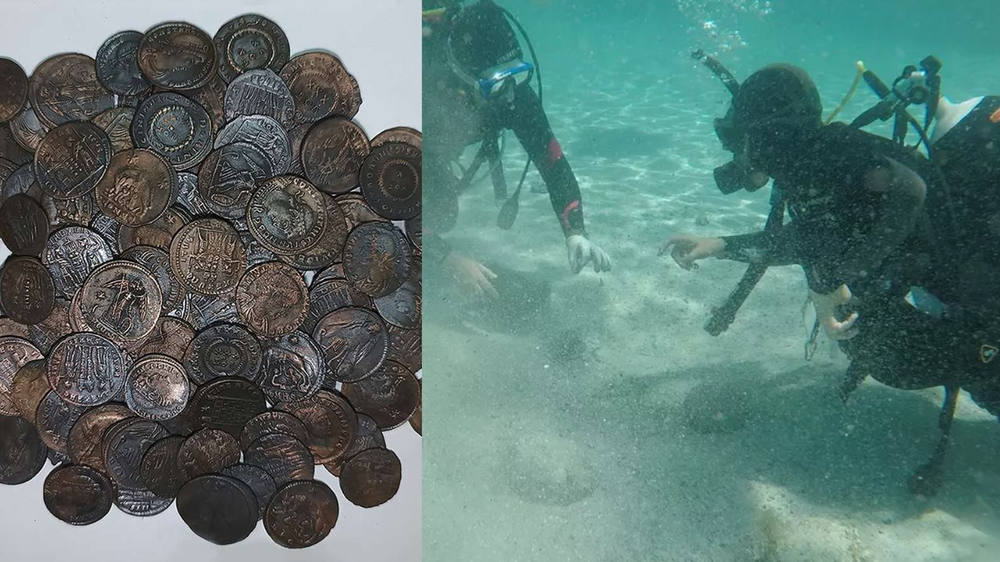 Lặn biển tìm thấy 30.000 mảnh kim loại lạ, người đàn ông lập tức báo nhà chức trách: Hoá ra là kho báu cổ gần như nguyên vẹn - Ảnh 1.