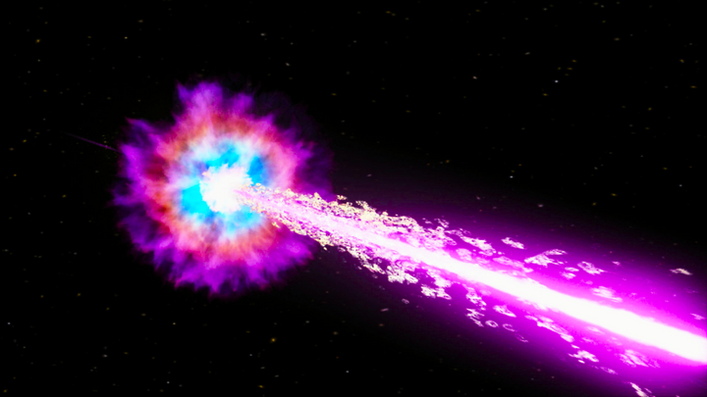 Vụ nổ tia gamma mạnh nhất làm xáo trộn tầng điện ly Trái Đất - Ảnh 1.