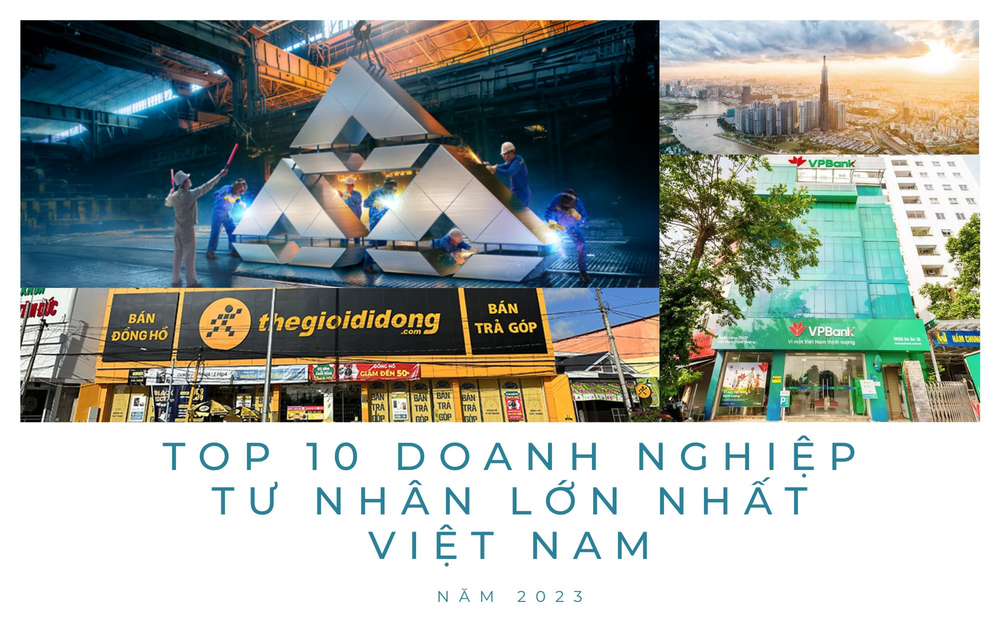 Hòa Phát vẫn đứng trên Vingroup, THACO bay khỏi Top 10 DN tư nhân lớn nhất Việt Nam năm 2023 - Ảnh 1.