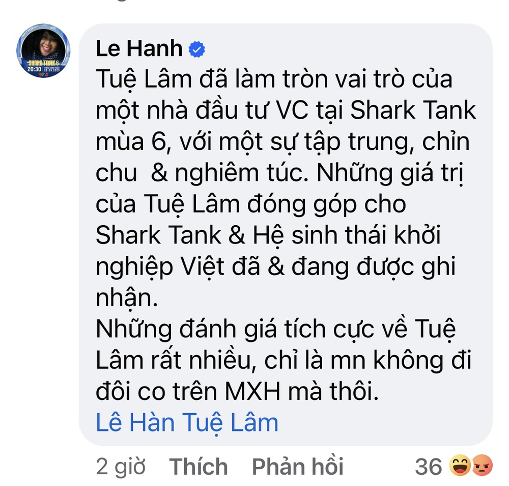 Sau tâm thư của Shark Tuệ Lâm, Giám đốc sản xuất Shark Tank lên tiếng, vợ cũ Shark Bình chia sẻ cực thấm! - Ảnh 2.