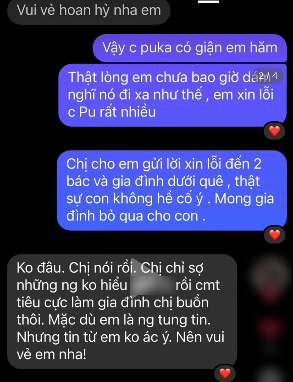 Người tung tin đồn khiến gia đình Puka bị công kích lên tiếng xin lỗi, thái độ nữ diễn viên mới đáng chú ý - Ảnh 3.