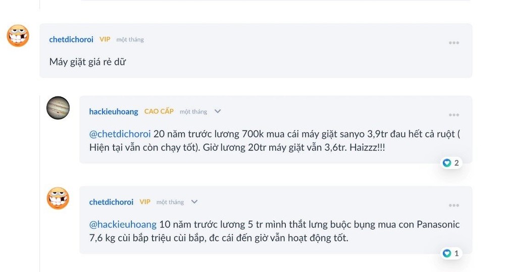 Năm 2000, một chiếc máy giặt cửa trên giá 5 chỉ vàng - năm 2023, 1 chỉ vàng mua được 2 chiếc - Ảnh 3.