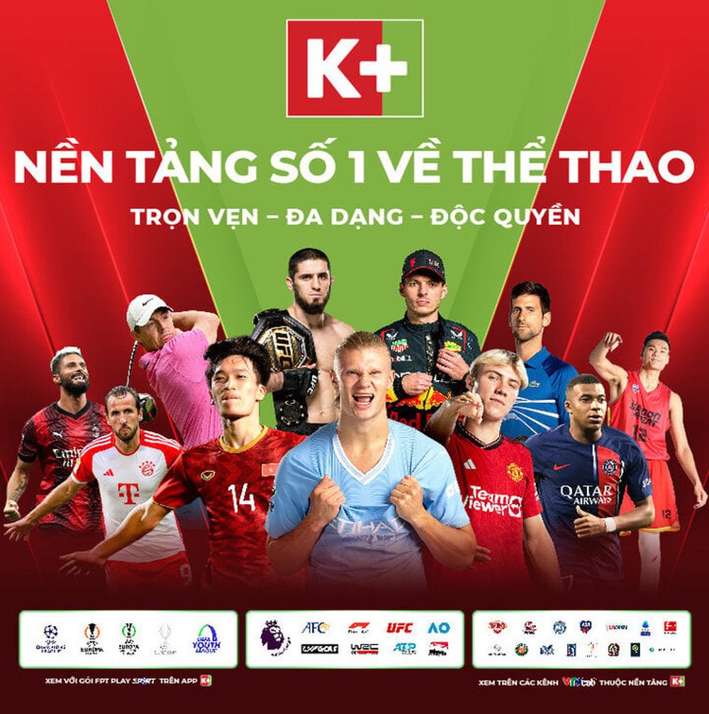 K+ trở thành nền tảng số 1 tại Việt Nam về thể thao - Ảnh 1.