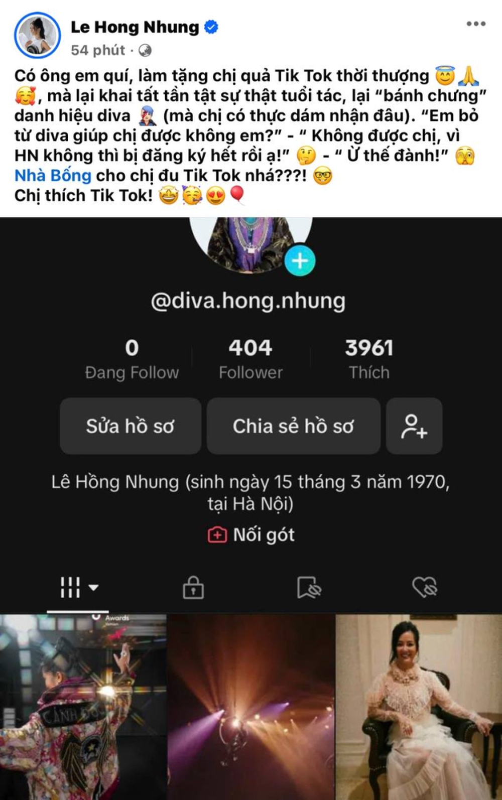 Hồng Nhung yêu cầu xóa chữ diva trước tên của mình, khẳng định: Chị có dám nhận đâu - Ảnh 1.