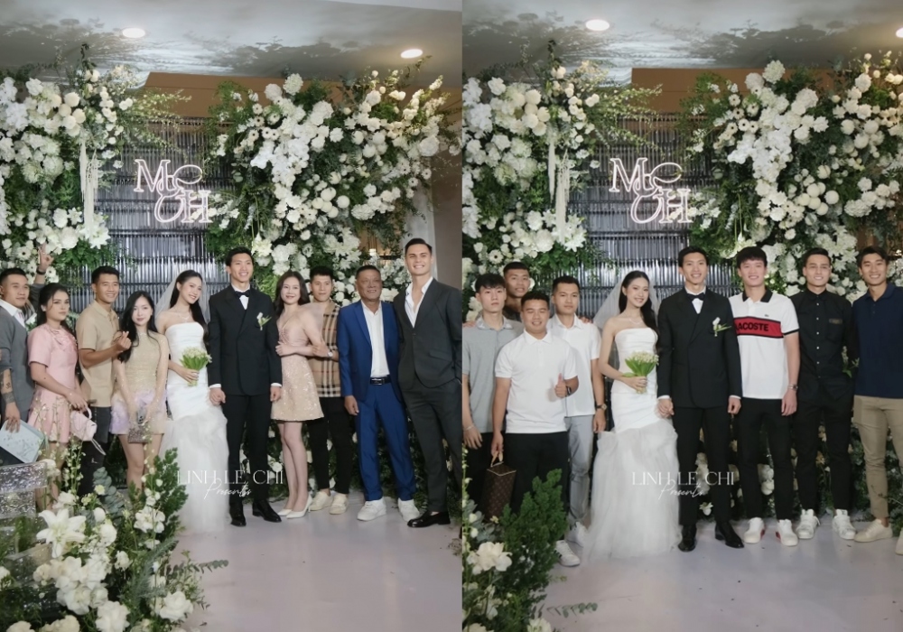 Thầy Park và dàn sao ĐT Việt Nam nô nức dự đám cưới Đoàn Văn Hậu - Ảnh 5.