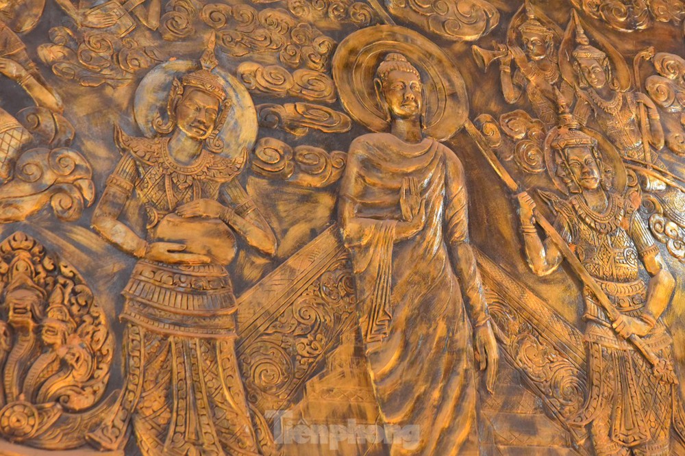 Chiêm ngưỡng kiến trúc độc đáo của chùa Khmer giữa lòng Hà Nội - Ảnh 4.