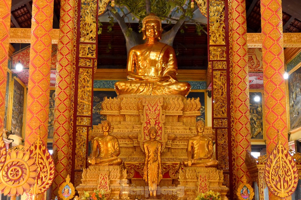 Chiêm ngưỡng kiến trúc độc đáo của chùa Khmer giữa lòng Hà Nội - Ảnh 9.