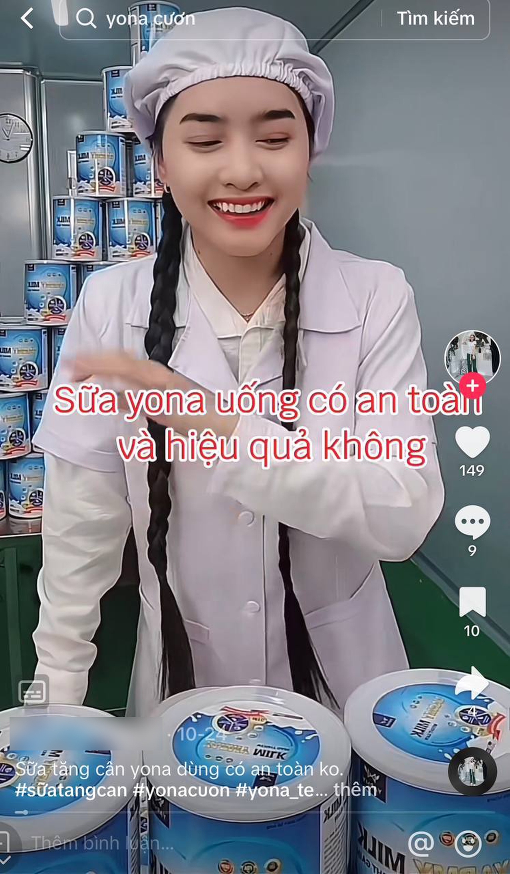 Uống sữa của hot Tiktok bán, nhiều người tiêu chảy, VTV vạch trần loạt dấu hiệu bất thường - Ảnh 3.