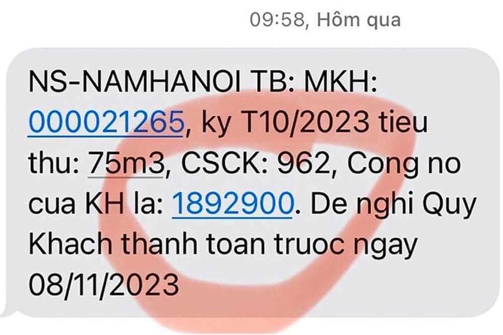 Mất nước gần nửa tháng, cư dân KĐT ở Hà Nội vẫn nhận hóa đơn cao gấp 6 lần - Ảnh 3.