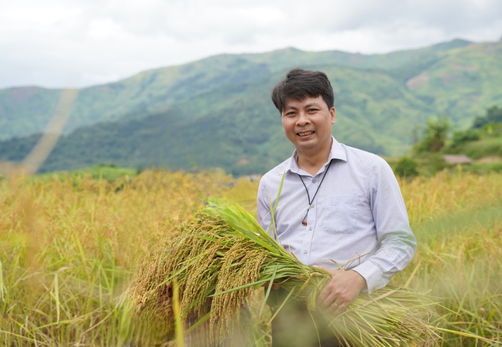 Người truyền cảm hứng làm nông nghiệp ứng phó biến đổi khí hậu ở xã bản vùng cao, đưa cây lúa địa phương thành đặc sản 3 sao nức tiếng - Ảnh 2.