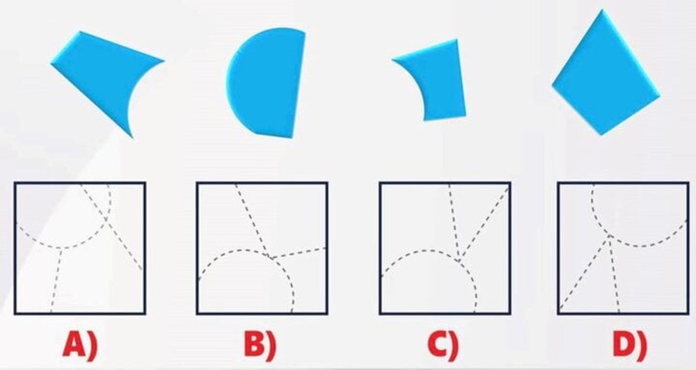Đố bạn: Từ bốn mảnh ghép này có thể ghép được hình nào? - Ảnh 1.