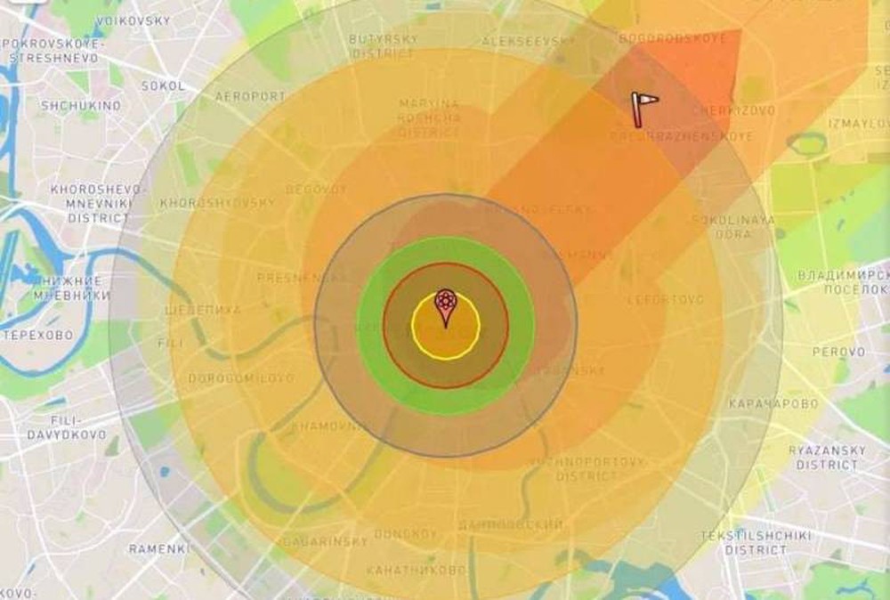 Mỹ đánh giá hậu quả giả định nổ hạt nhân ở Moskva và St. Petersburg - Ảnh 1.
