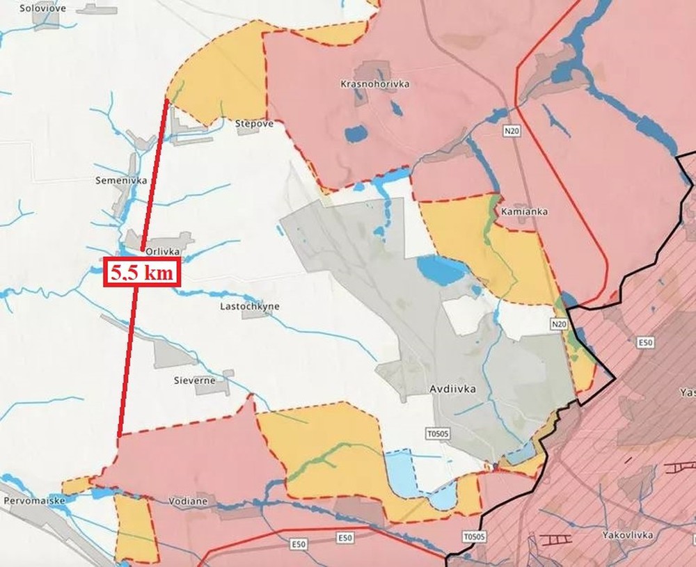 40.000 quân Nga công phá dữ dội Avdiivka: Vòng vây còn vài km, cả trăm xe tăng Ukraine vào trận kịch chiến - Ảnh 2.