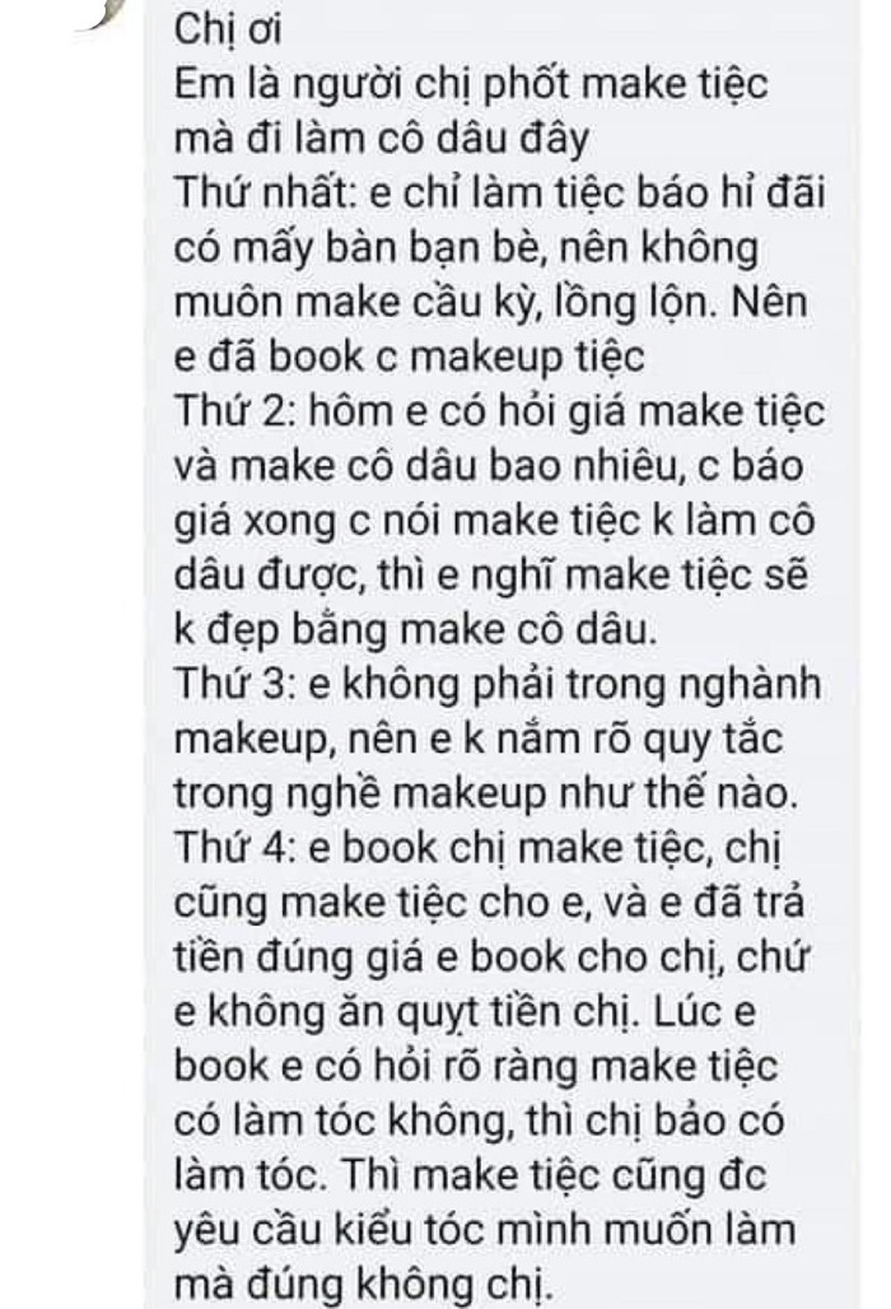 Người trong ngành nói thế nào về việc thuê trang điểm đi tiệc nhưng lại làm cô dâu? - Ảnh 2.