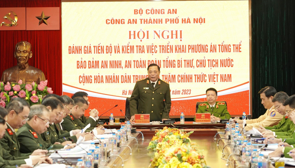 Công an Hà Nội đảm bảo tuyệt đối an ninh, an toàn đoàn Tổng Bí thư, Chủ tịch Trung Quốc Tập Cận Bình - Ảnh 3.