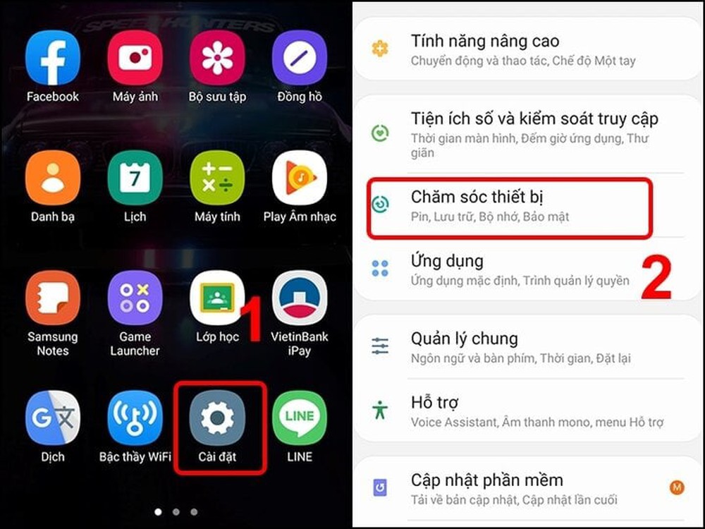 Cách bật tiết kiệm pin trên Samsung chỉ với vài bước - Ảnh 1.