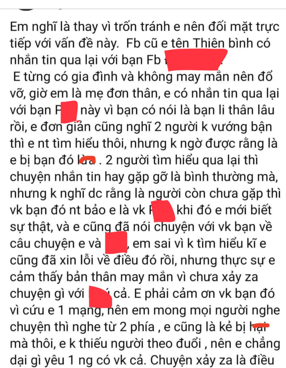 Cô gái được cho là tiểu tam trong vụ lòng xào dưa phiên bản mới lên tiếng cảm ơn chính thất và công khai sự thật - Ảnh 1.