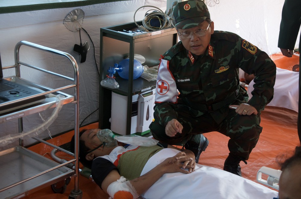 Xem Quân y Việt Nam - Lào - Campuchia diễn tập - Ảnh 7.