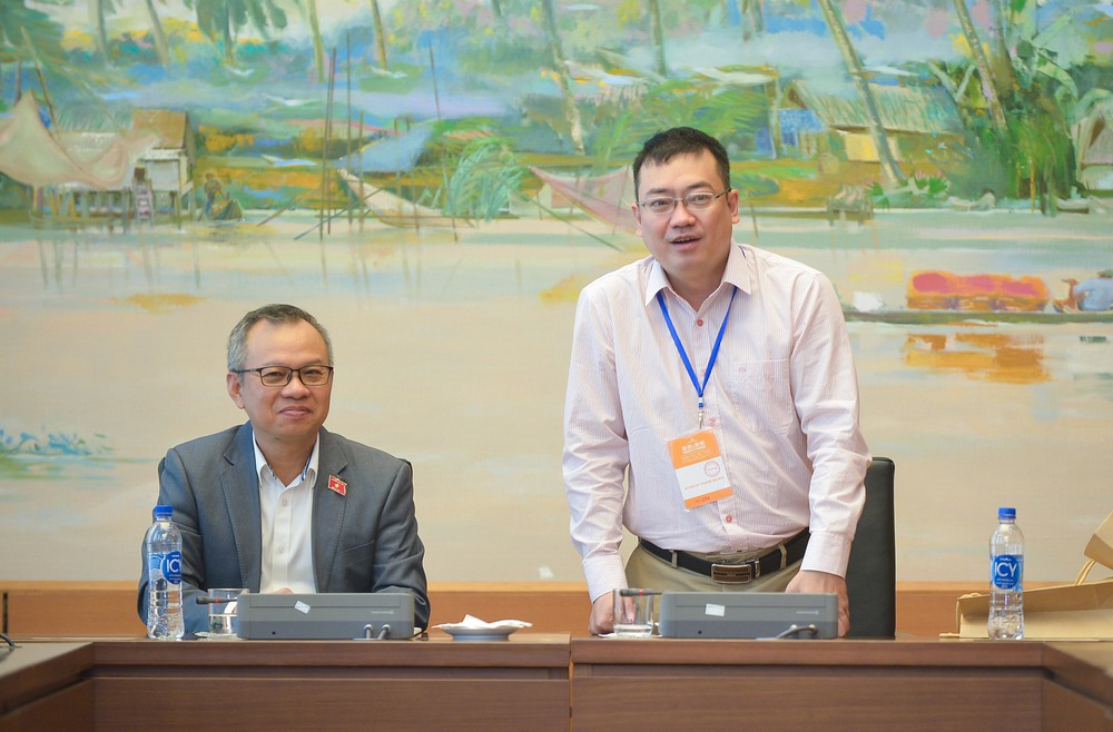 Phó chủ nhiệm Uỷ ban đối ngoại Nguyễn Mạnh Tiến tiếp đoàn Viện Lãnh đạo ABG  - Ảnh 10.