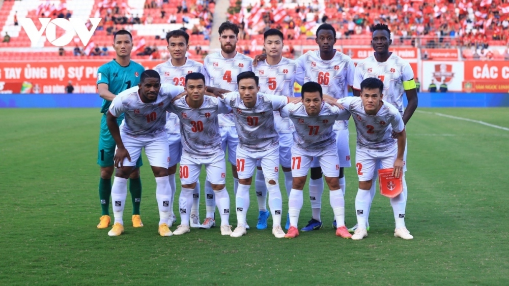Kết quả V-League: Hải Phòng FC gia nhập nhóm đầu sau trận thắng Khánh Hòa - Ảnh 1.
