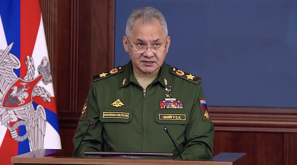 Bộ trưởng Quốc phòng Nga Shoigu: Khoảng 7.000 km2 mìn đã được rải ở Ukraine - Ảnh 1.