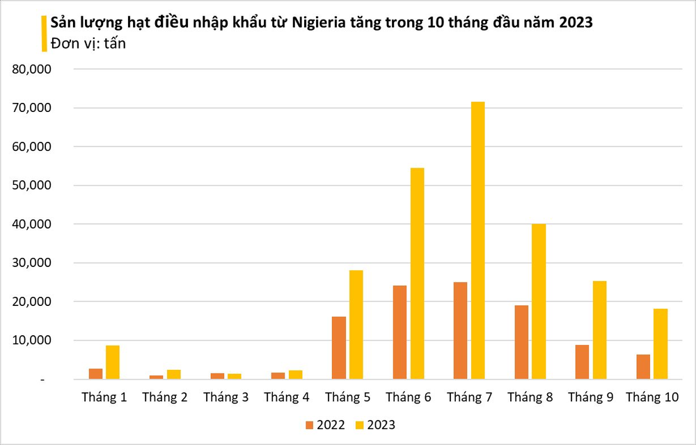 Được báo Nhật gọi là vua xuất khẩu, Việt Nam vẫn đổ tiền mua mặt hàng này từ châu Phi: nhập khẩu tăng 3 chữ số, sản lượng 10 tháng vượt cả năm 2022 - Ảnh 3.