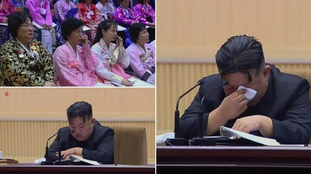 Chủ tịch Triều Tiên Kim Jong-un rơi nước mắt khi kêu gọi ngăn tỷ lệ sinh giảm - Ảnh 2.