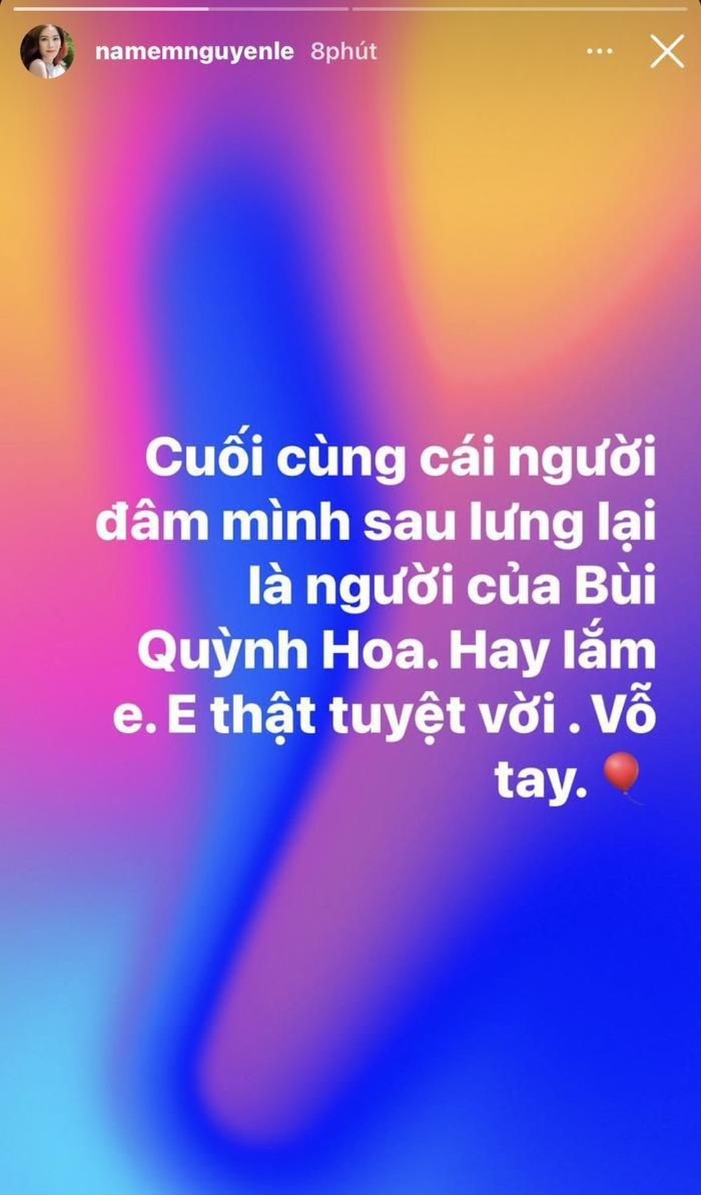 Bùi Quỳnh Hoa lên tiếng khi bị Nam Em tố chơi xấu, nhưng động thái sau đó càng gây chú ý hơn - Ảnh 1.