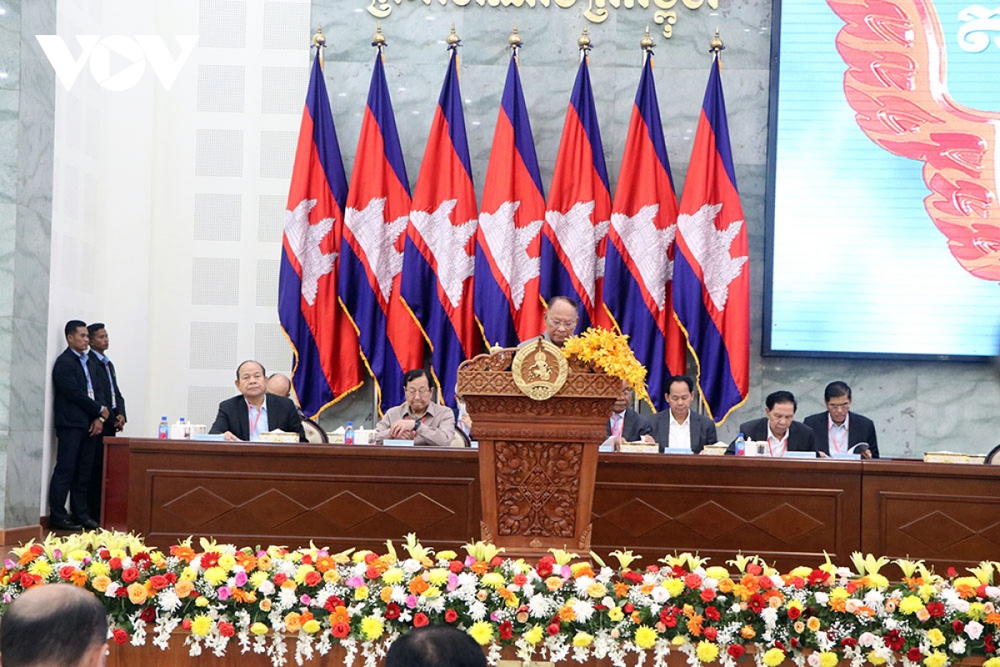 Đảng của Cựu Thủ tướng Campuchia Hun Sen tổ chức Đại hội bất thường - Ảnh 1.