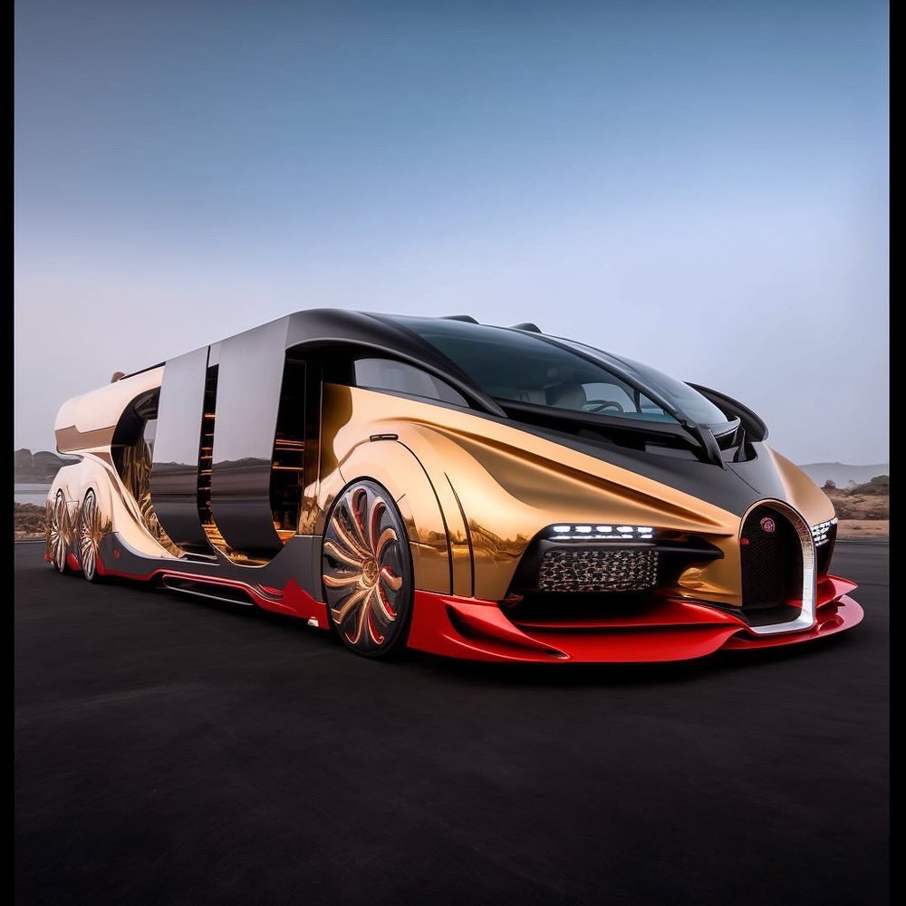 Trí tuệ nhân tạo thiết kế đủ loại xe Bugatti ngoài sức tưởng tượng: Cơ bắp, SUV, limousine và cả… xe tải - Ảnh 11.