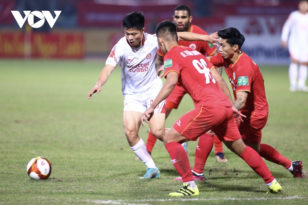  Trực tiếp CLB Công an Hà Nội 0-2 Viettel FC: Đức Chiến nhân đôi cách biệt - Ảnh 1.