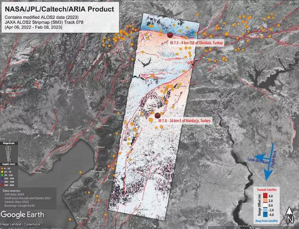 Ảnh sốc từ tàu vũ trụ: Thảm họa động đất làm xê dịch cả mảng kiến tạo Trái Đất - Ảnh 6.