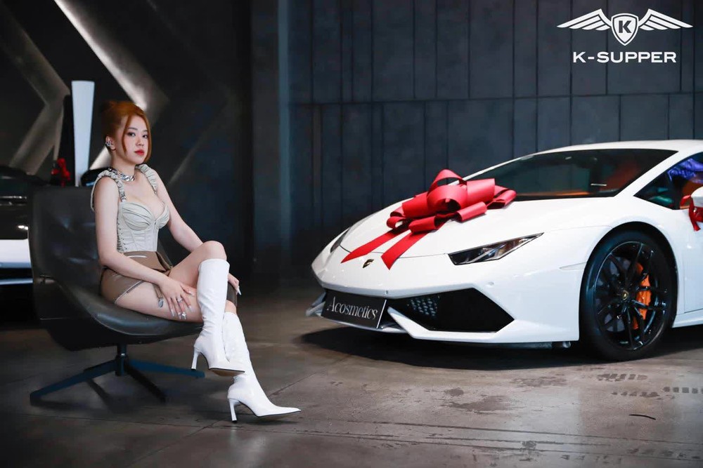 Hot girl Buôn Ma Thuột chi tiền tỷ sắm siêu xe Lamborghini Huracan nhân dịp lễ Tình nhân - Ảnh 7.