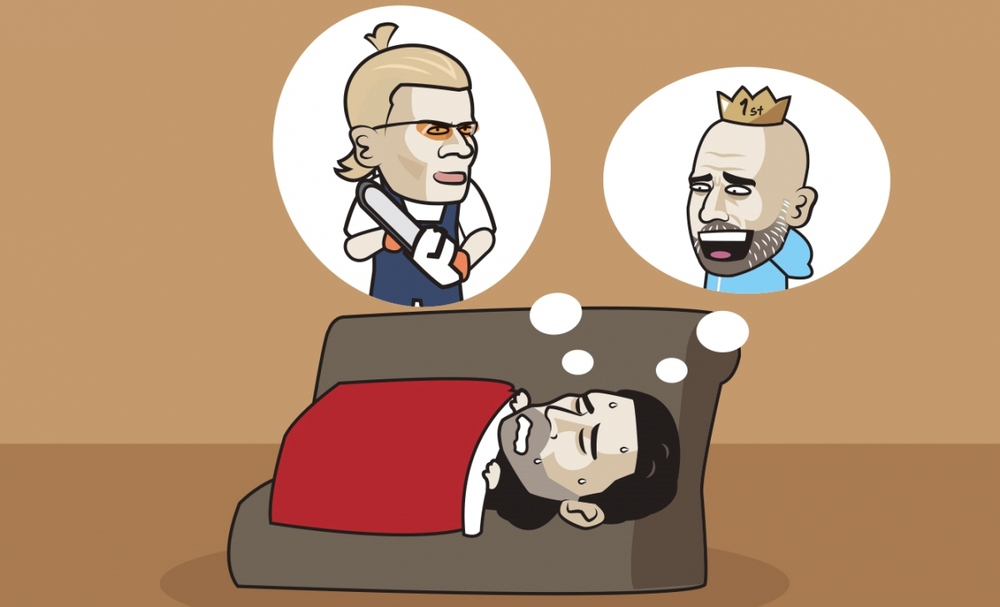 Biếm họa 24h: HLV Pep Guardiola cướp ngôi đầu của Mikel Arteta - Ảnh 4.